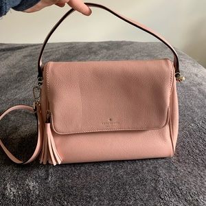 Kate Spade dusty rose zipper pouch  handbag